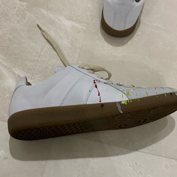 Maison Margiela paint splatter sneakers Size 39.5 - Picture 9 of 15